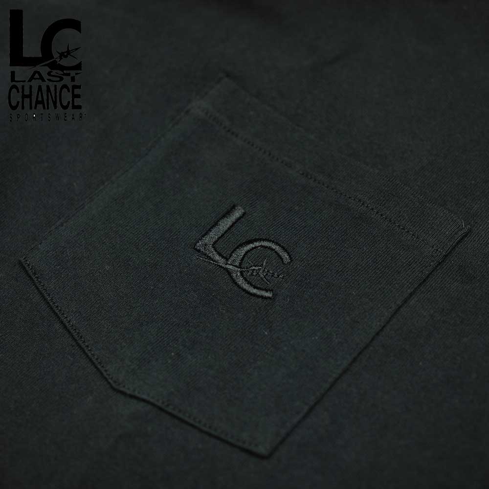 Last Chance �饹�ȥ���� SLEEVE PRINT L/S POCKET TEE / BLACK