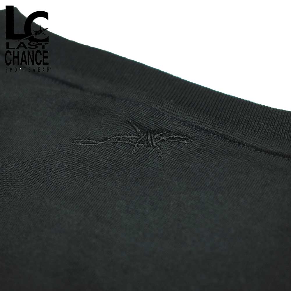 Last Chance �饹�ȥ���� SLEEVE PRINT L/S POCKET TEE / BLACK