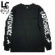 Last Chance �饹�ȥ���� SLEEVE PRINT L/S POCKET TEE / BLACK