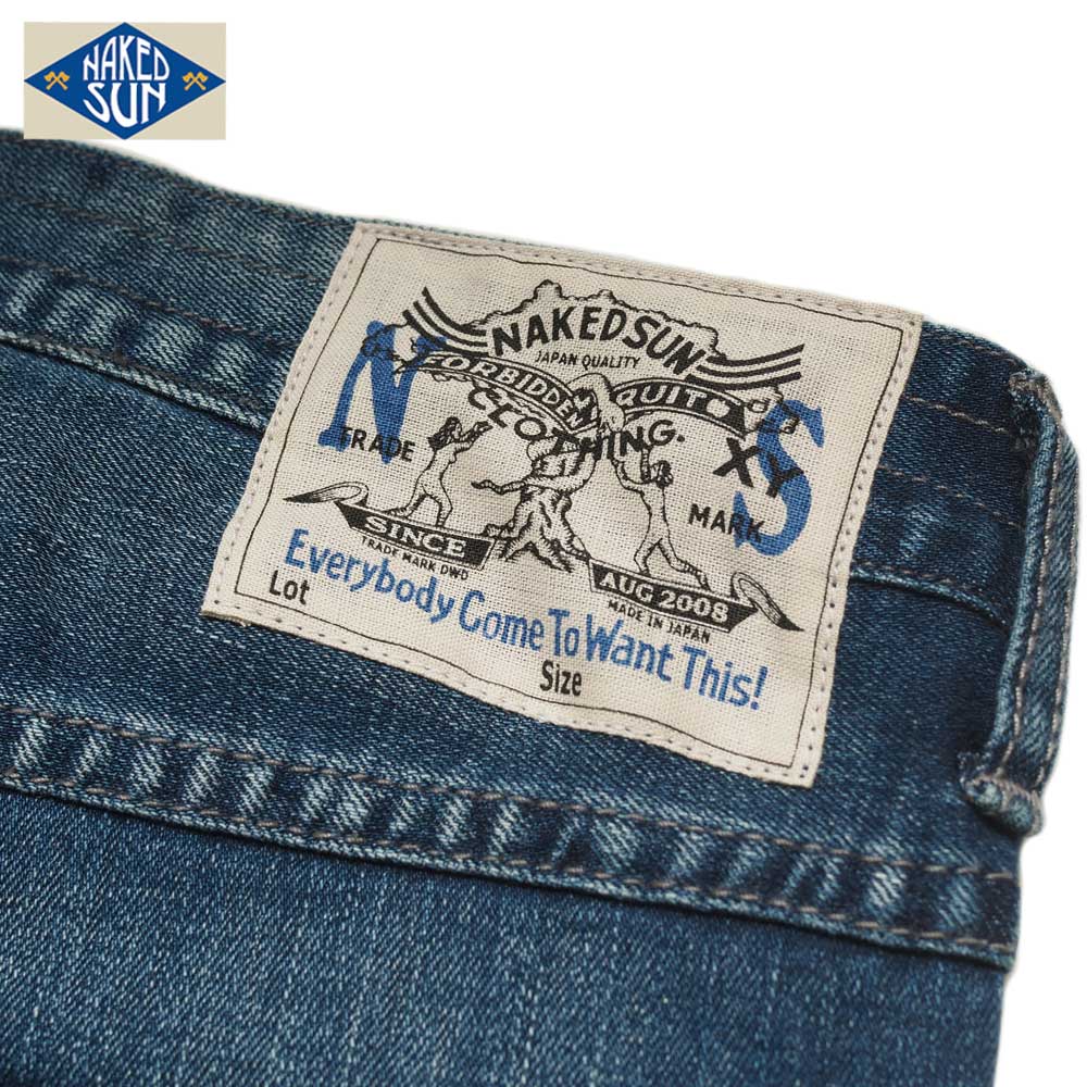 NAKED SUN ͥåɥ STRETCH EDGED SKINY / INDIGO-DMG01
