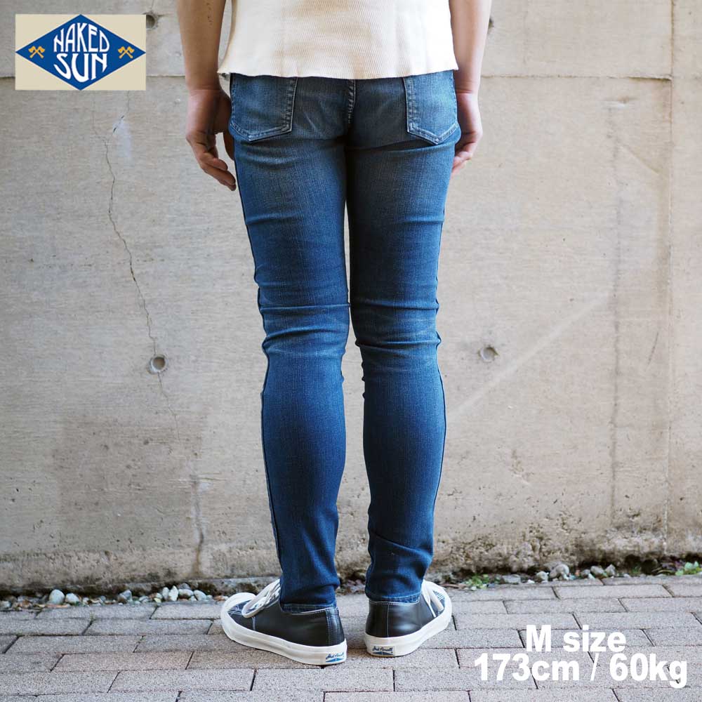 NAKED SUN ͥåɥ STRETCH EDGED SKINY / INDIGO-DMG01