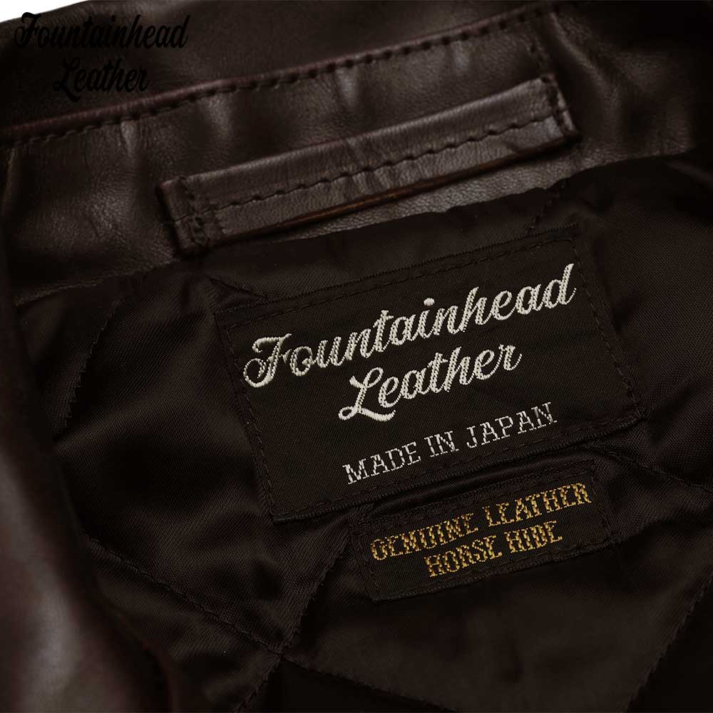 2026AWͽ���� KAPPA (34-42) / BROWN / FOUNTAINHEAD LEATHER �ե�����ƥ�إåɥ쥶��