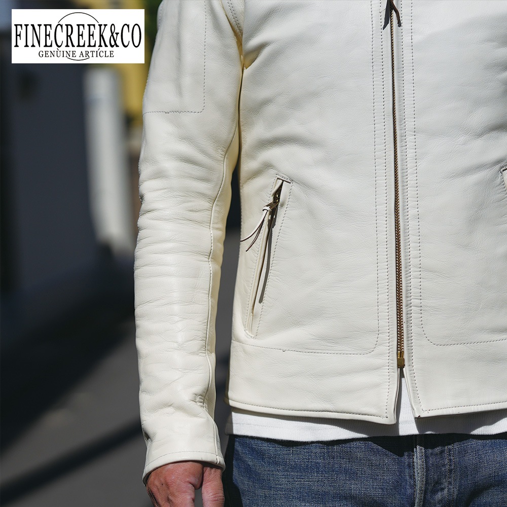 ͽ����2026AW ACJK091 Effect (36-42) / WHITE / FINECREEK LEATHERS&CO