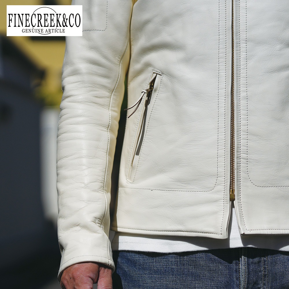 ͽ����2026AW ACJK091 Effect (36-42) / WHITE / FINECREEK LEATHERS&CO