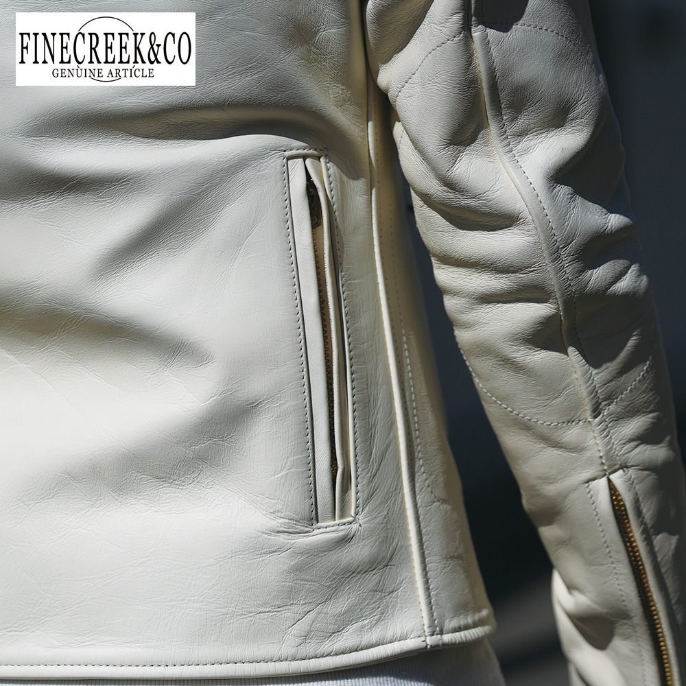 ͽ����2026AW ACJK091 Effect (36-42) / WHITE / FINECREEK LEATHERS&CO