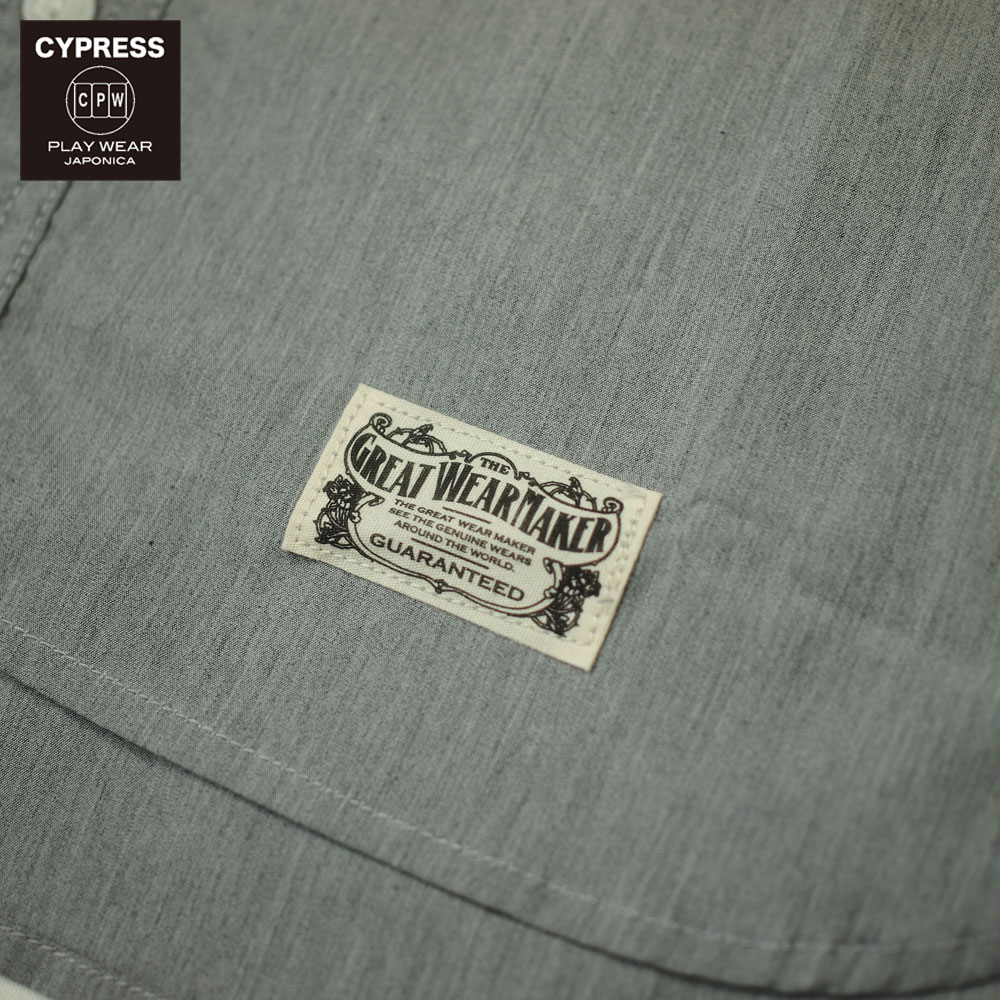 CYPRESS PLAY WEAR ץ쥹 "REGULUS" PLAY SHIRTS / GRAY