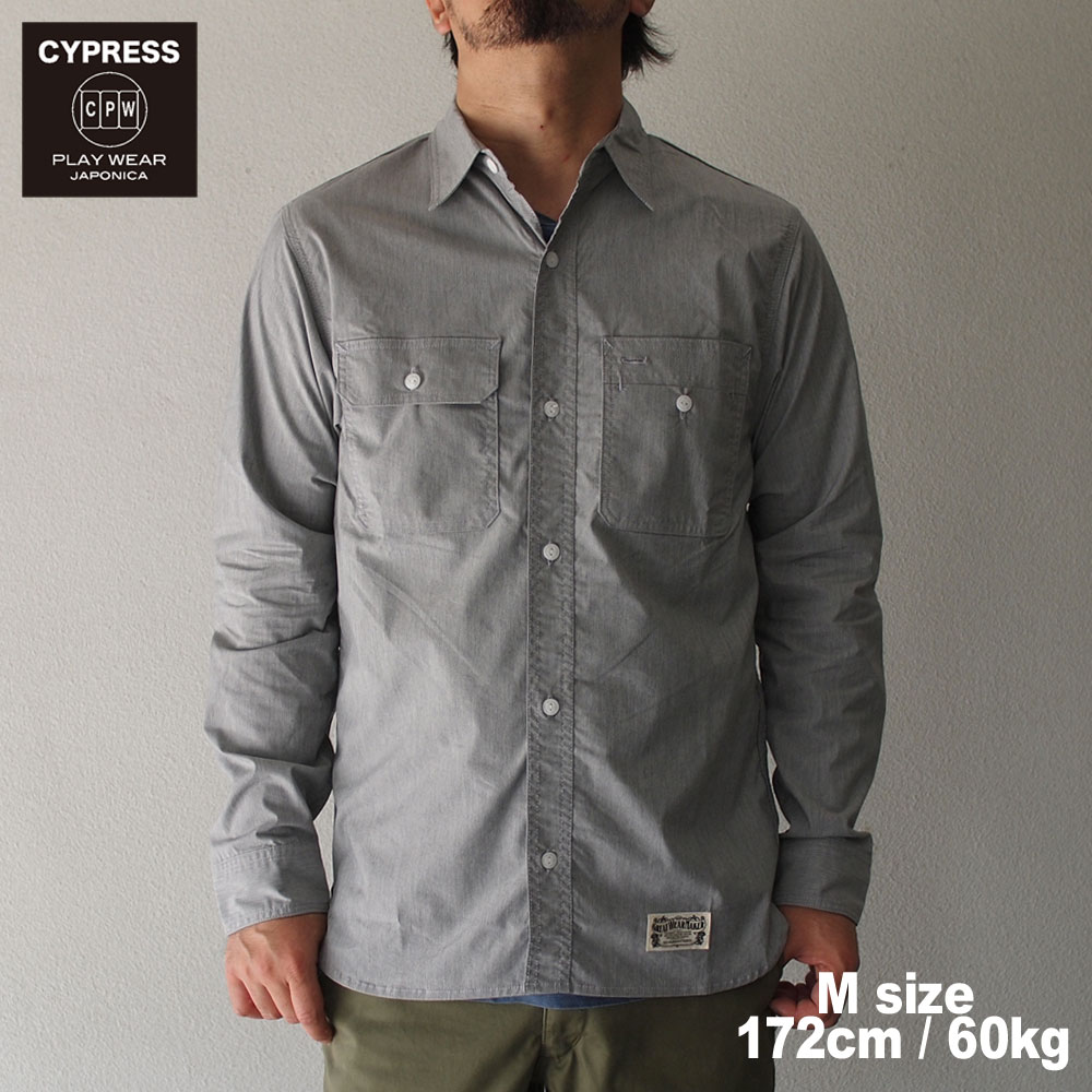 CYPRESS PLAY WEAR ץ쥹 "REGULUS" PLAY SHIRTS / GRAY