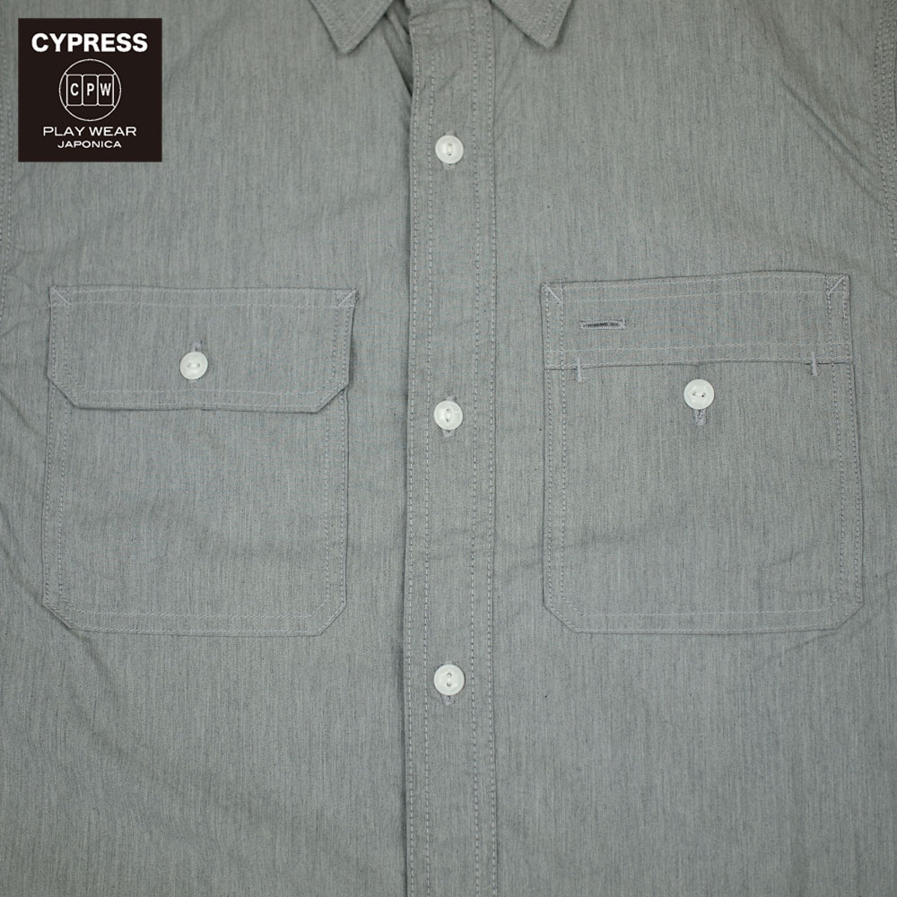 CYPRESS PLAY WEAR ץ쥹 "REGULUS" PLAY SHIRTS / GRAY