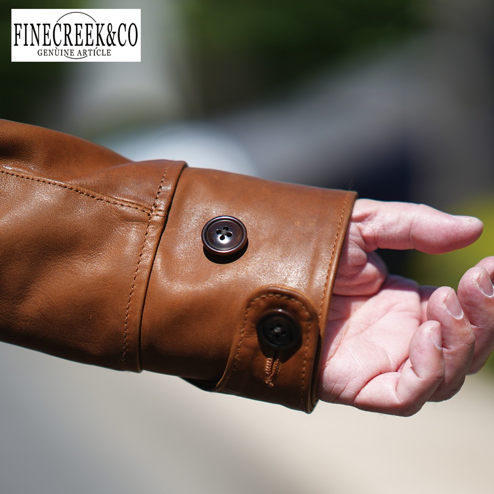 ͽ����2026AW ACCO011 Aiden (36-42) / BROWN / FINECREEK LEATHERS&CO