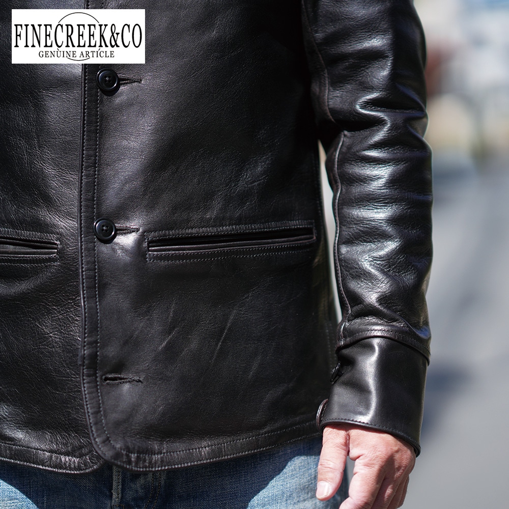 ͽ����2026AW ACCO011 Aiden (36-42) / BLACK / FINECREEK LEATHERS&CO
