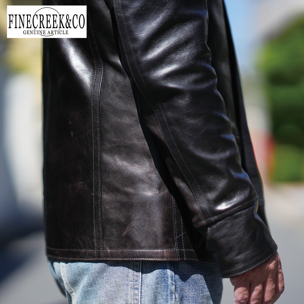 ͽ����2026AW ACCO011 Aiden (36-42) / BLACK / FINECREEK LEATHERS&CO