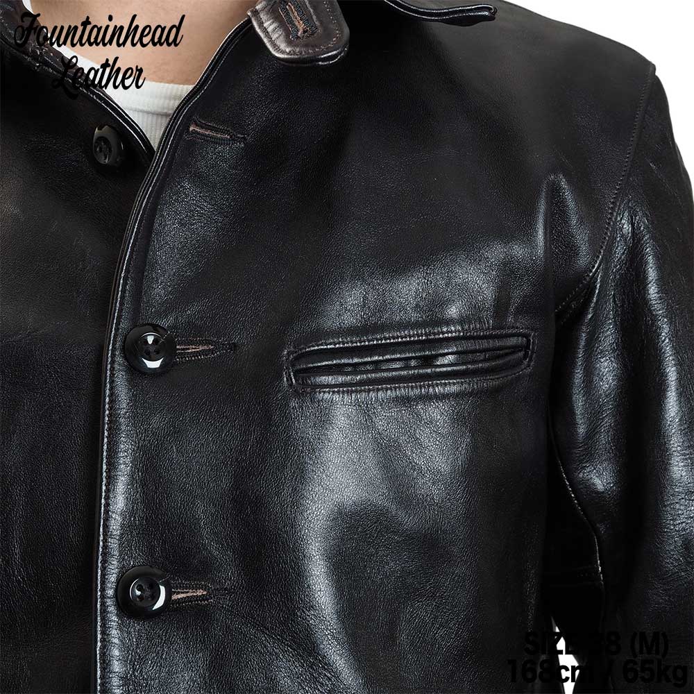 2026AWͽ����/ MU (34-42) / BLACK /  FOUNTAINHEAD LEATHER �ե�����ƥ�إåɥ쥶��