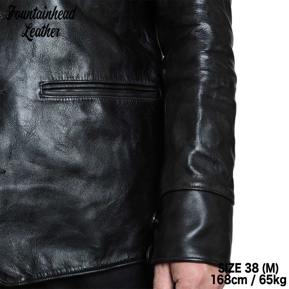 2026AWͽ����/ MU (34-42) / BLACK /  FOUNTAINHEAD LEATHER �ե�����ƥ�إåɥ쥶��