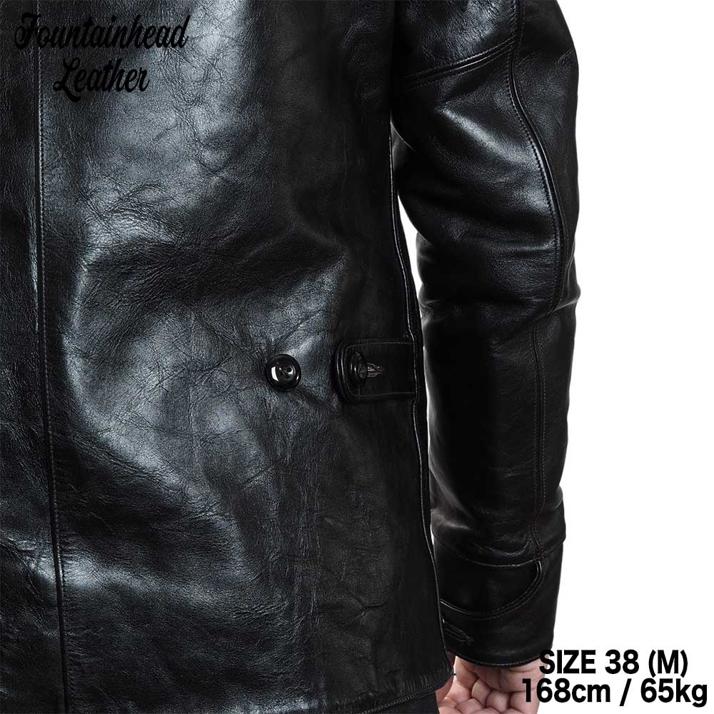 2026AWͽ����/ MU (34-42) / BLACK /  FOUNTAINHEAD LEATHER �ե�����ƥ�إåɥ쥶��