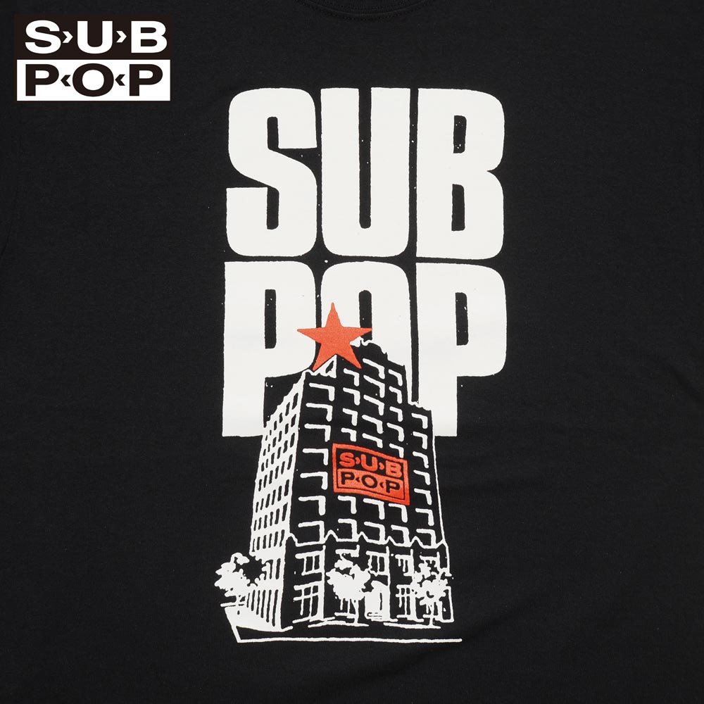 SUB POP ���֥ݥå� S/S PRINT TEE  INSIDE SELL OUT / BLACK