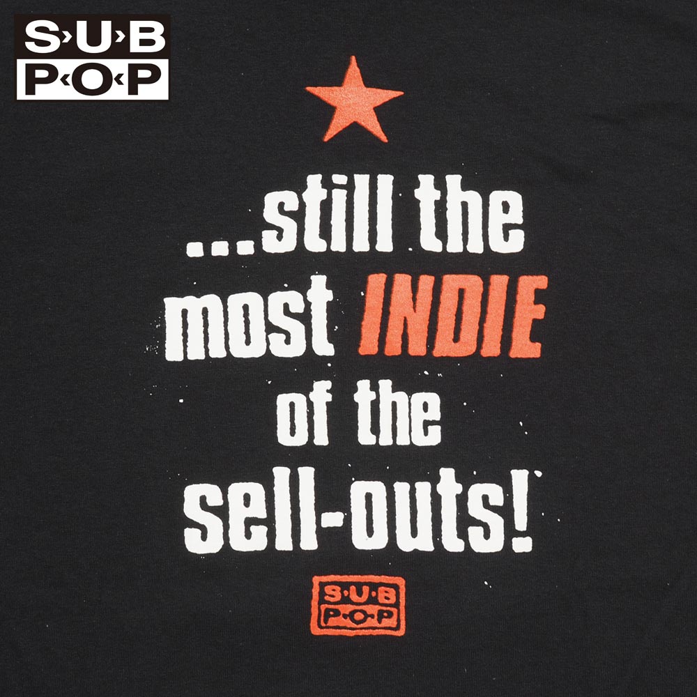 SUB POP ���֥ݥå� S/S PRINT TEE  INSIDE SELL OUT / BLACK