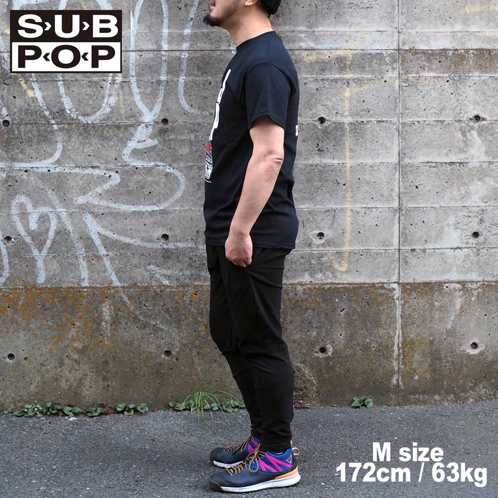 SUB POP ���֥ݥå� S/S PRINT TEE  INSIDE SELL OUT / BLACK