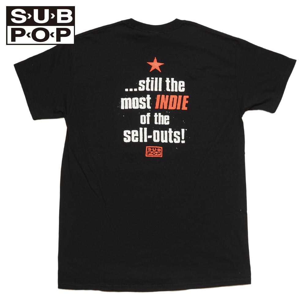 SUB POP ���֥ݥå� S/S PRINT TEE  INSIDE SELL OUT / BLACK