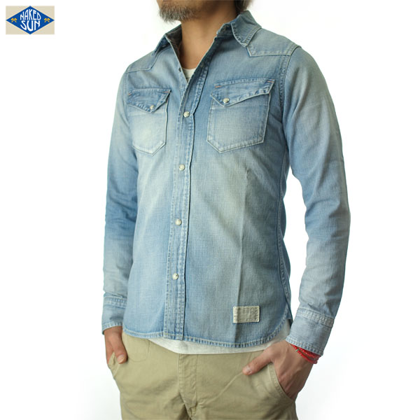 NAKED SUN / 27MW WESTERN DENIM SHIRTS ( USED-2 )