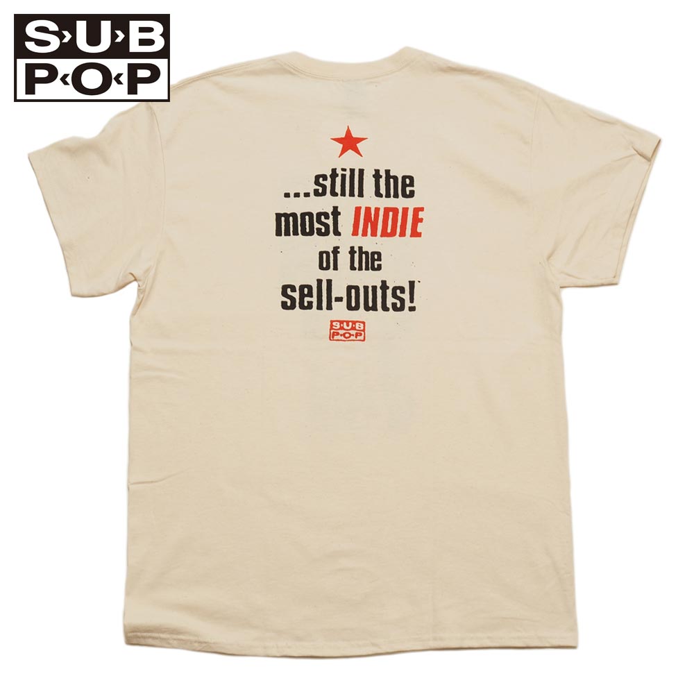 SUB POP ���֥ݥå� S/S PRINT TEE  INSIDE SELL OUT / NATURAL