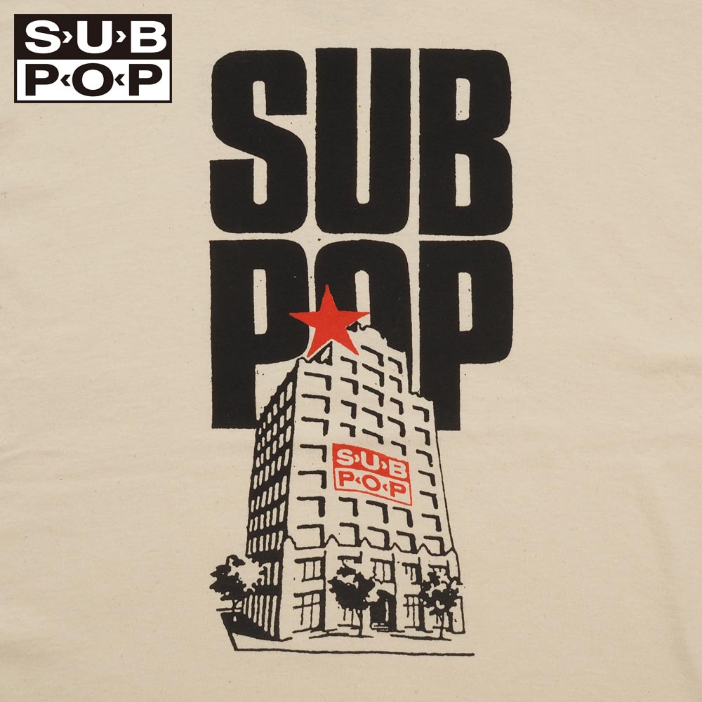 SUB POP ���֥ݥå� S/S PRINT TEE  INSIDE SELL OUT / NATURAL