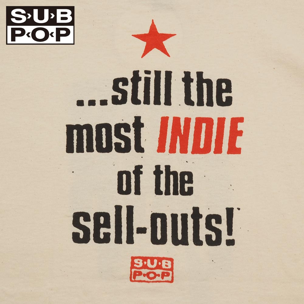 SUB POP ���֥ݥå� S/S PRINT TEE  INSIDE SELL OUT / NATURAL