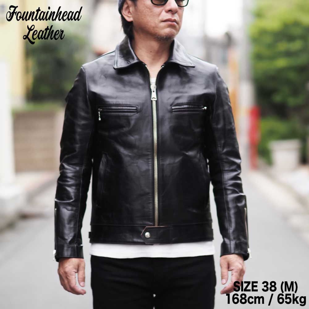 2026AWͽ����/ NU (34-42) / BLACK /  FOUNTAINHEAD LEATHER �ե�����ƥ�إåɥ쥶��