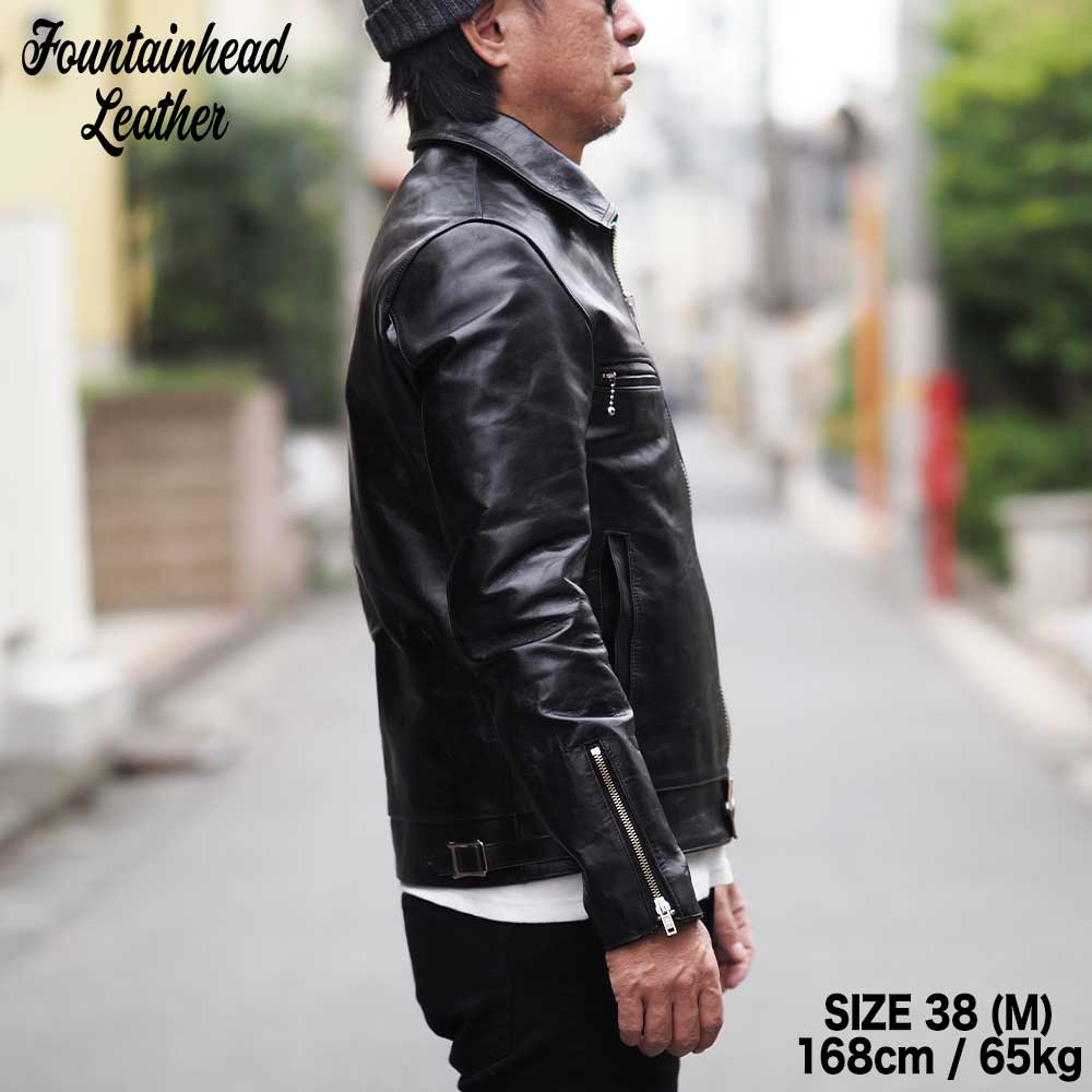 2026AWͽ����/ NU (34-42) / BLACK /  FOUNTAINHEAD LEATHER �ե�����ƥ�إåɥ쥶��