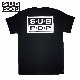 SUB POP ���֥ݥå� S/S PRINT TEE  SINGLES CLUB / BLACK