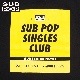 SUB POP ���֥ݥå� S/S PRINT TEE  SINGLES CLUB / BLACK