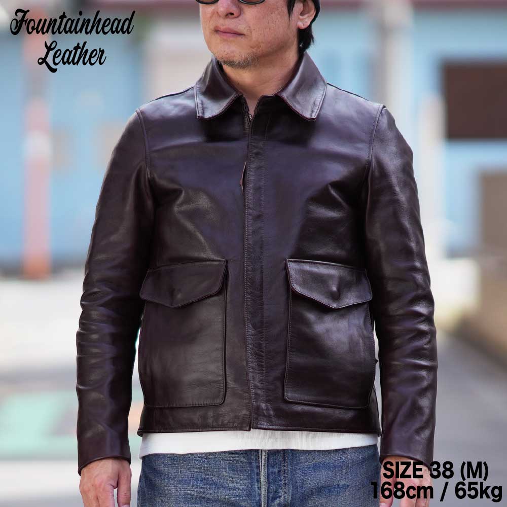 2026AWͽ����/ XI (34-42) / BROWN /  FOUNTAINHEAD LEATHER �ե�����ƥ�إåɥ쥶��