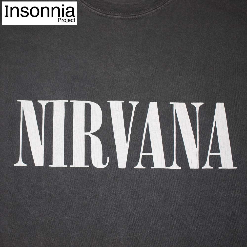INSONNIA PROJECTS ���󥽥˥��ץ��������� NIRVANA "LOGO" / BLACK