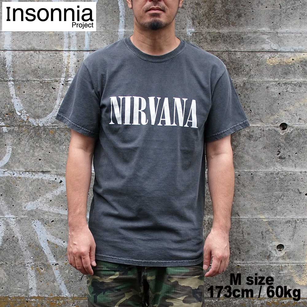 INSONNIA PROJECTS ���󥽥˥��ץ��������� NIRVANA "LOGO" / BLACK