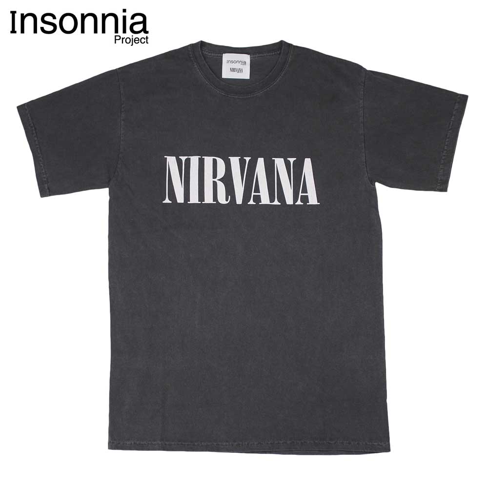 INSONNIA PROJECTS ���󥽥˥��ץ��������� NIRVANA "LOGO" / BLACK