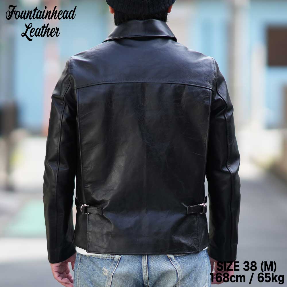 2026AWͽ����/ XI (34-42) / BLACK /  FOUNTAINHEAD LEATHER �ե�����ƥ�إåɥ쥶��