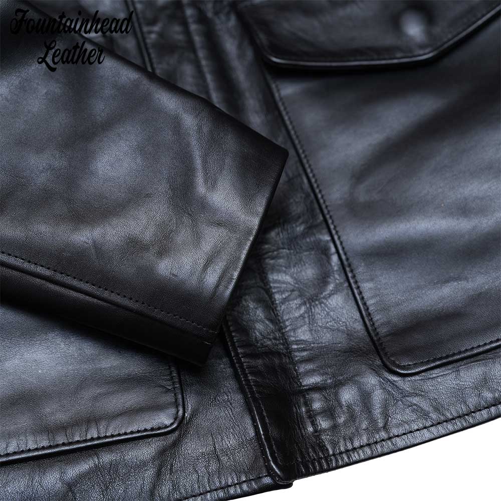 2026AWͽ����/ XI (34-42) / BLACK /  FOUNTAINHEAD LEATHER �ե�����ƥ�إåɥ쥶��