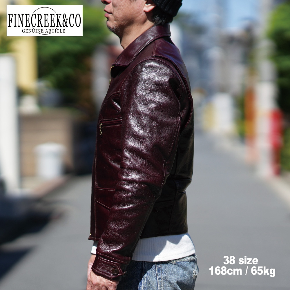 ͽ����2026AW ACJK088 Mystery Jacket (36-42) / BROWN / FINECREEK LEATHERS&CO