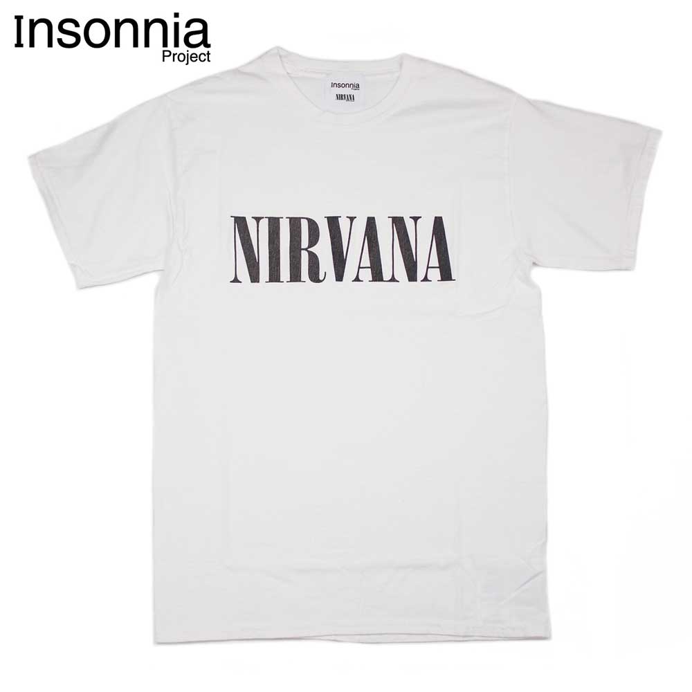INSONNIA PROJECTS ���󥽥˥��ץ��������� NIRVANA "LOGO" / WHITE