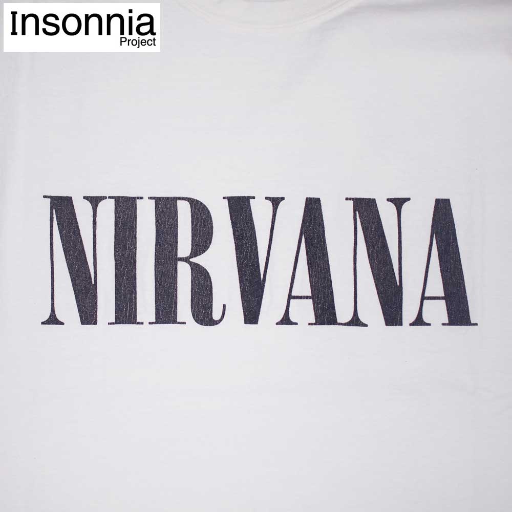 INSONNIA PROJECTS ���󥽥˥��ץ��������� NIRVANA "LOGO" / WHITE
