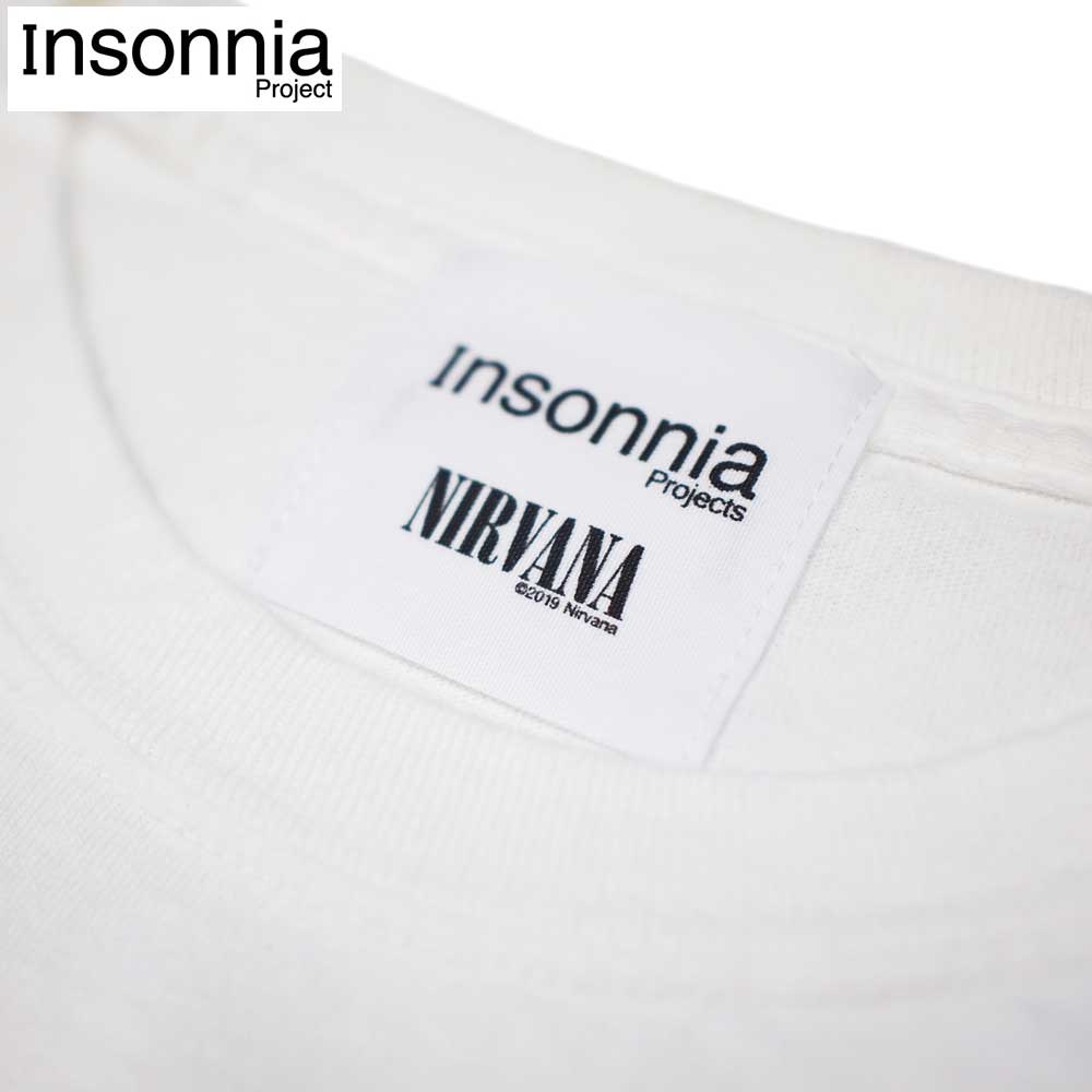 INSONNIA PROJECTS ���󥽥˥��ץ��������� NIRVANA "LOGO" / WHITE
