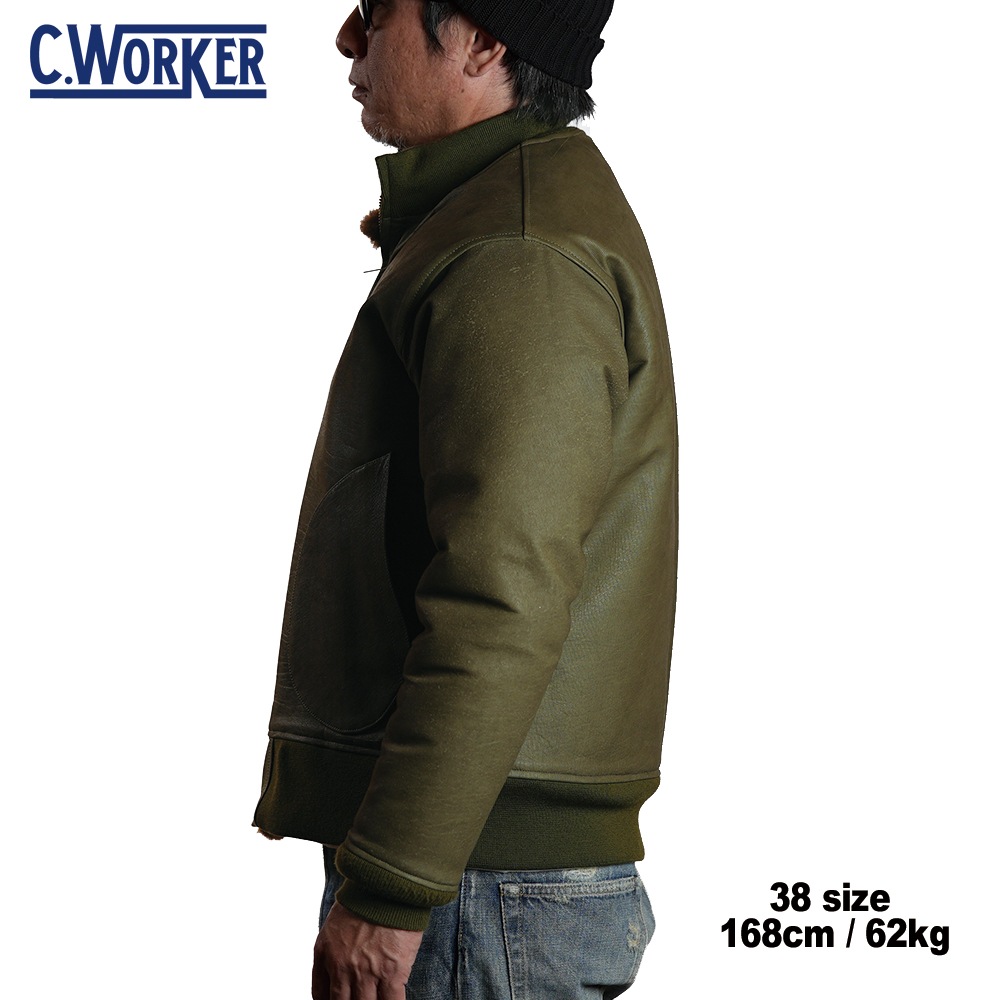 ͽ2025AW CWJK033 ZEPHYR (36-42) / OLIVE / CWORK 