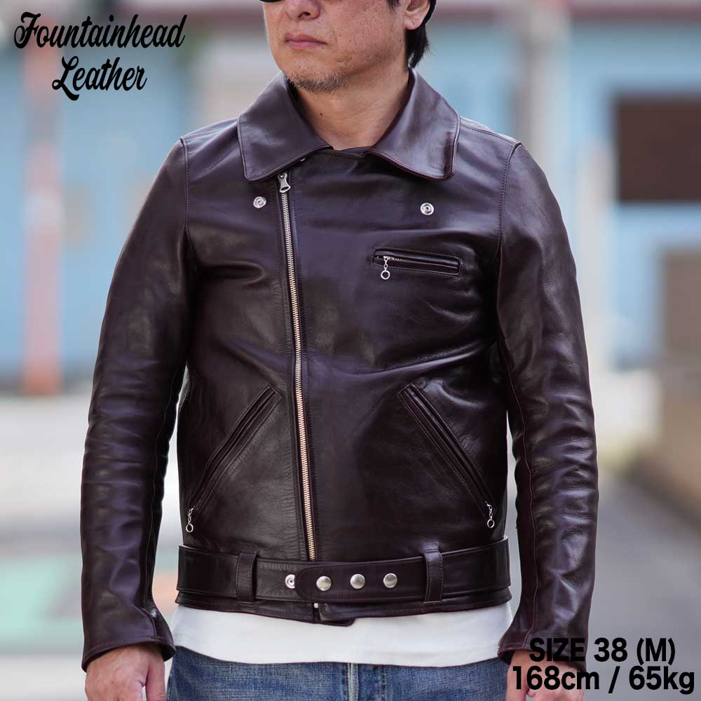 2026AWͽ����/ OMICRON (34-42) / BROWN /  FOUNTAINHEAD LEATHER �ե�����ƥ�إåɥ쥶��