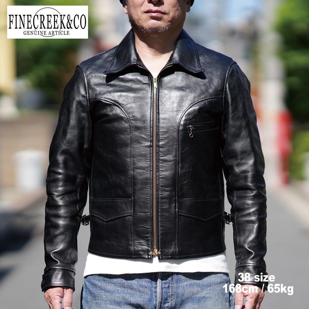 ͽ����2026AW ACJK088 Mystery Jacket (36-42) / BLACK / FINECREEK LEATHERS&CO