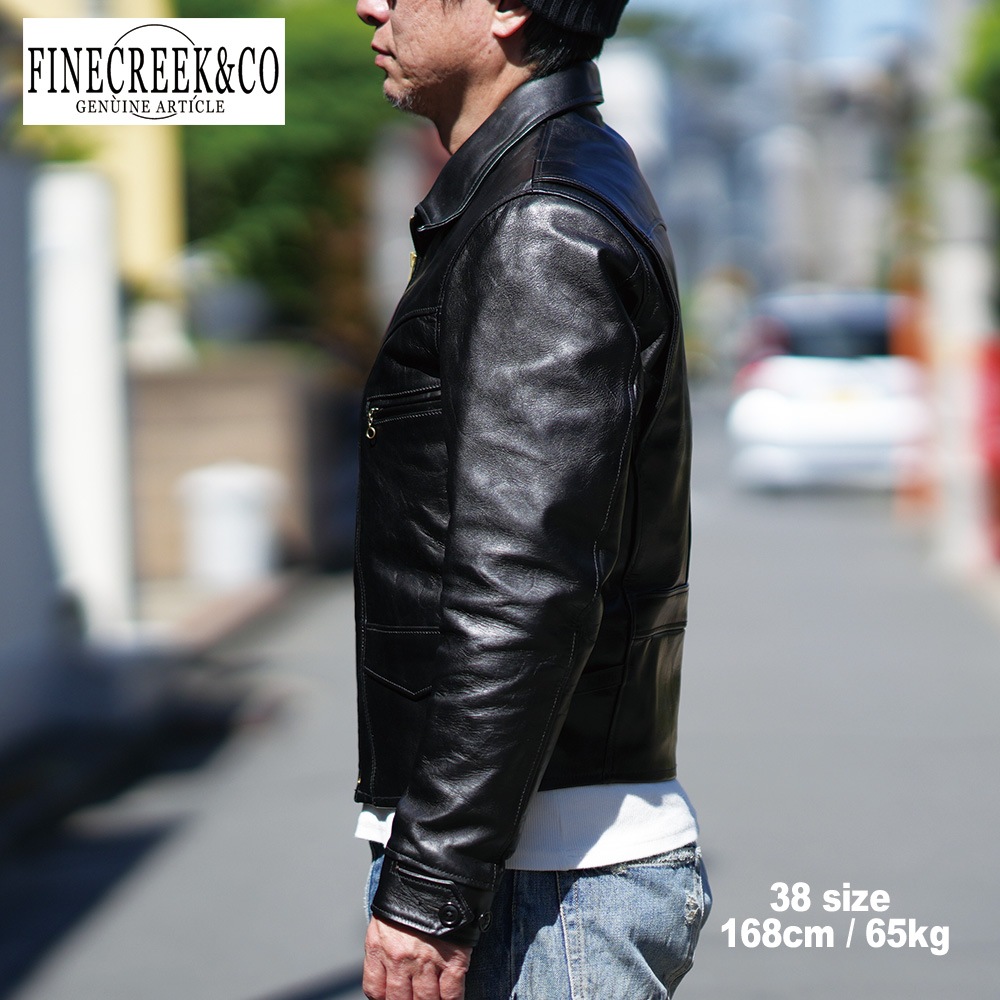 ͽ����2026AW ACJK088 Mystery Jacket (36-42) / BLACK / FINECREEK LEATHERS&CO