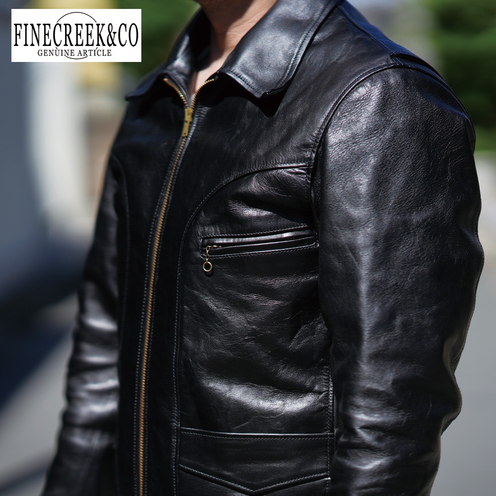 ͽ����2026AW ACJK088 Mystery Jacket (36-42) / BLACK / FINECREEK LEATHERS&CO