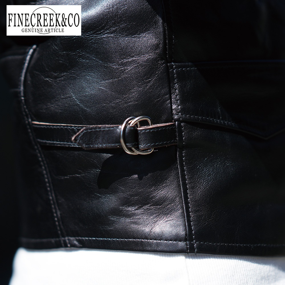 ͽ����2026AW ACJK088 Mystery Jacket (36-42) / BLACK / FINECREEK LEATHERS&CO