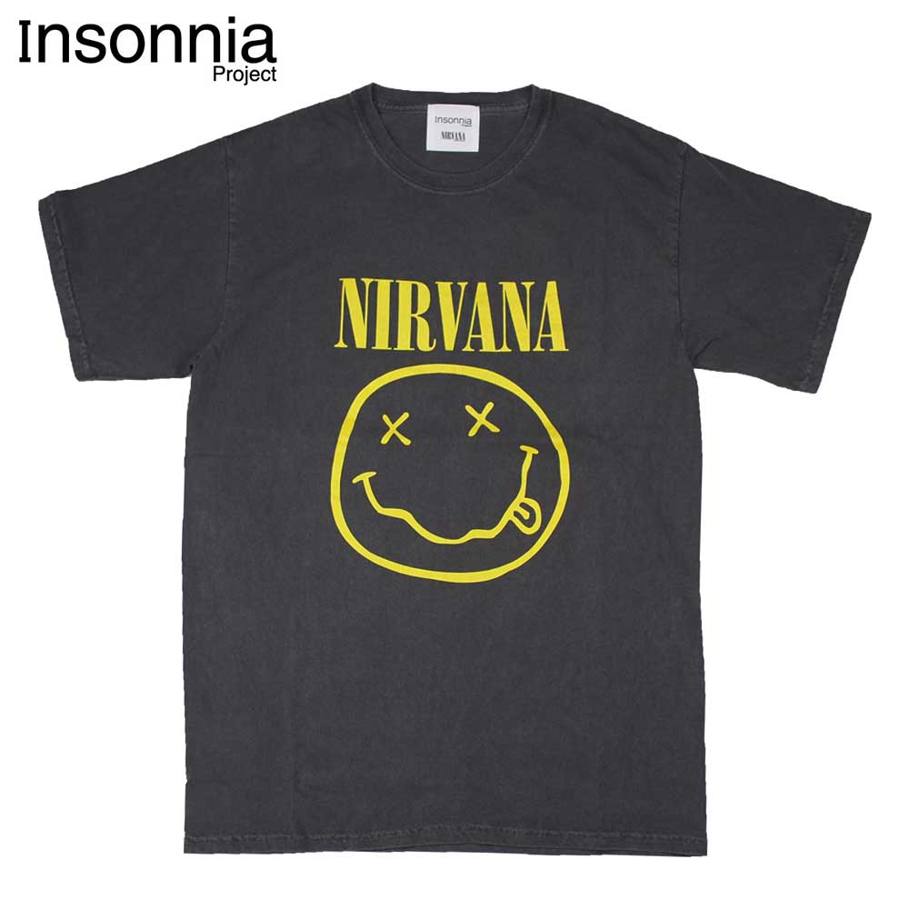 INSONNIA PROJECTS ���󥽥˥��ץ��������� NIRVANA "SMILE" / BLACK