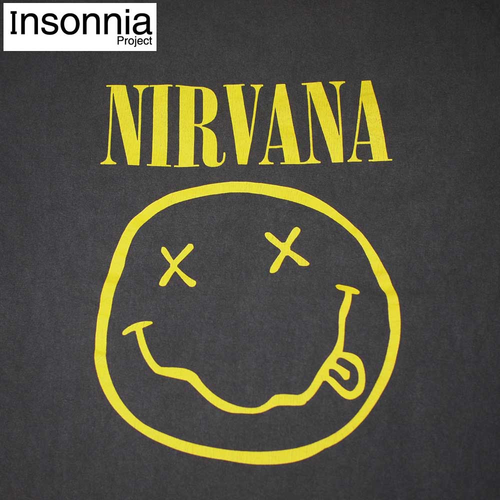 INSONNIA PROJECTS ���󥽥˥��ץ��������� NIRVANA "SMILE" / BLACK