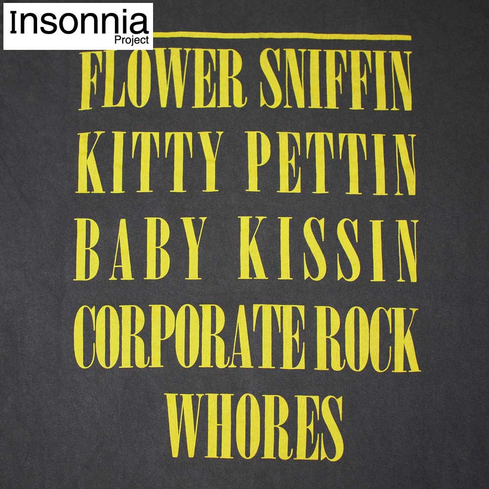 INSONNIA PROJECTS ���󥽥˥��ץ��������� NIRVANA "SMILE" / BLACK