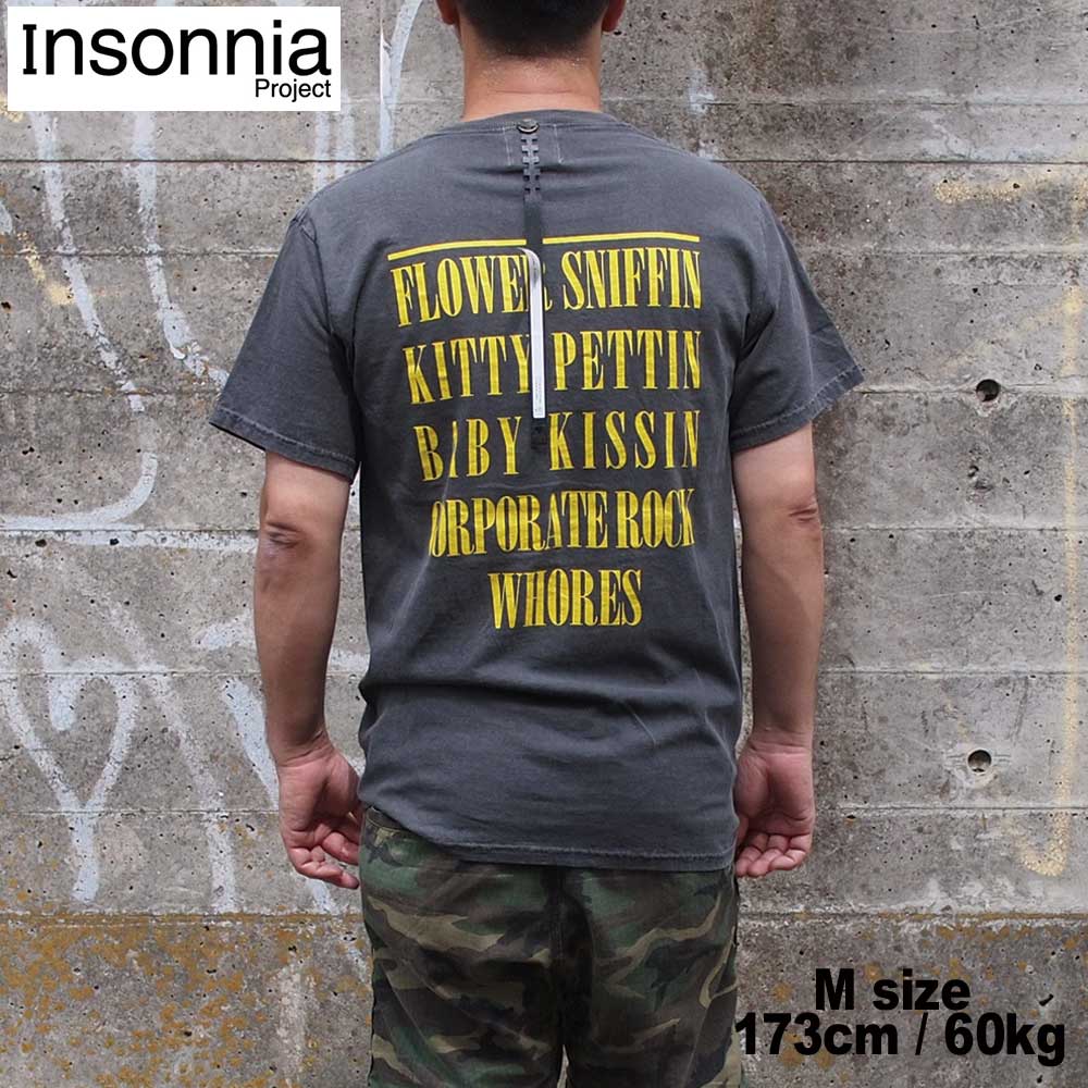 INSONNIA PROJECTS ���󥽥˥��ץ��������� NIRVANA "SMILE" / BLACK